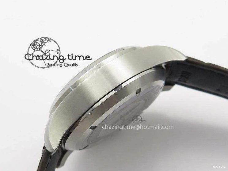 MIROTIME 0504 Pilot Chrono SS 3878 Gray Dial on Brown Leather Strap A Resilient 7395